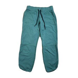 Women's Lululemon Crop Jogger Green Size 4 Drawstring Waist Pocket Stretch